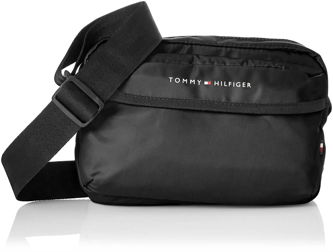 Tommy Hilfiger Herren Th Skyline Kameratasche Crossovers Schwarz, Schwarz