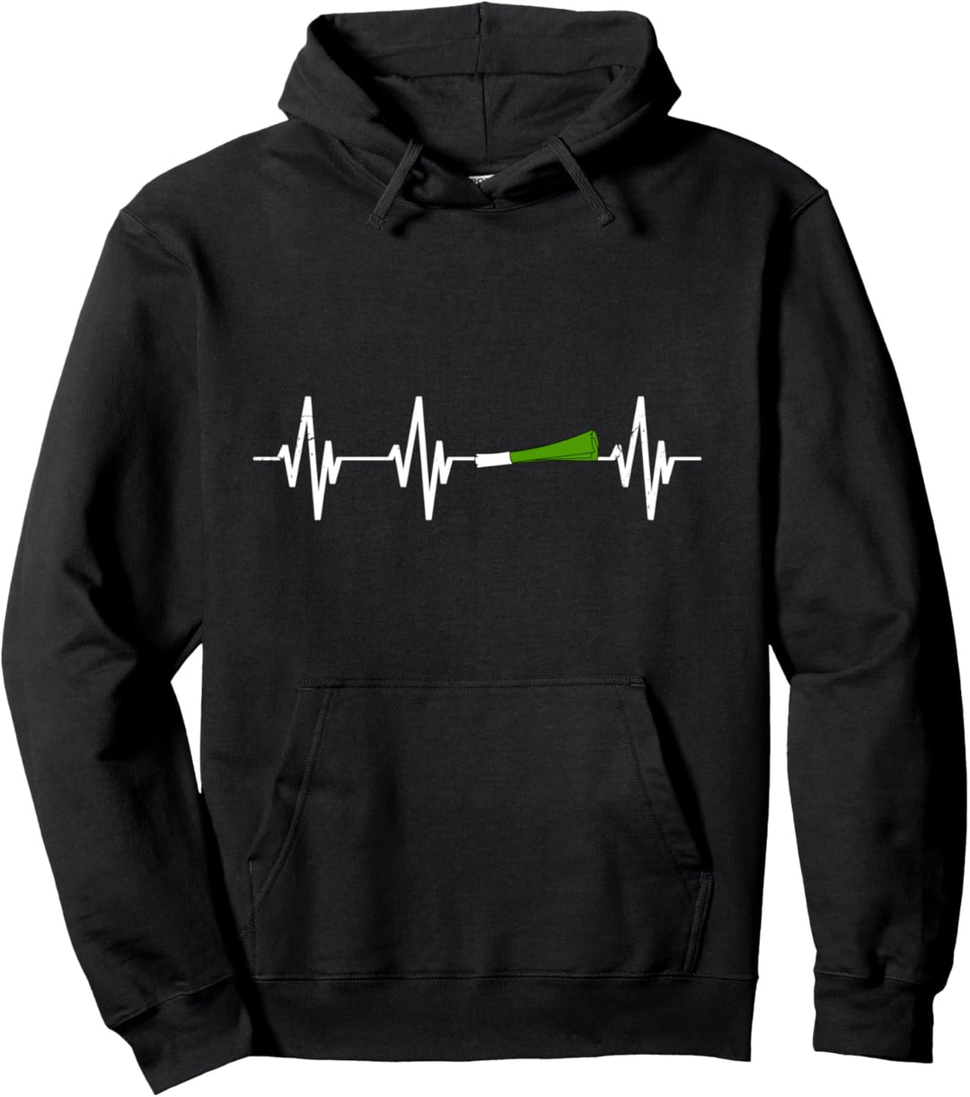 Lauch Herzschlag Massephase Fitness Diät Lustiger Spruch Pullover Hoodie