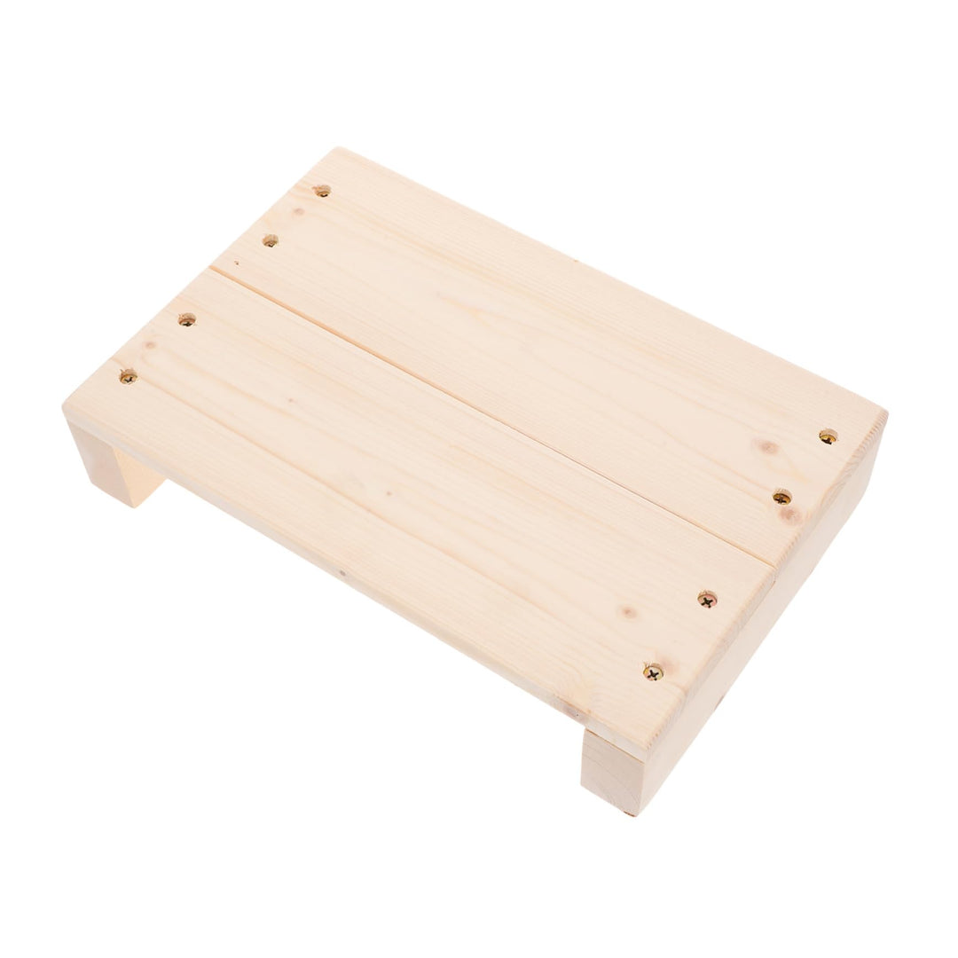 Holz Tritthocker 30X20X6Cm Multifunktionaler Fusshocker Holzschemel Für Erwachsene Und Kinder rutsch