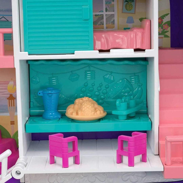 Polly Pocket FRY40 Hidden Places Strand Rucksack Spielset, Lila Single, Single