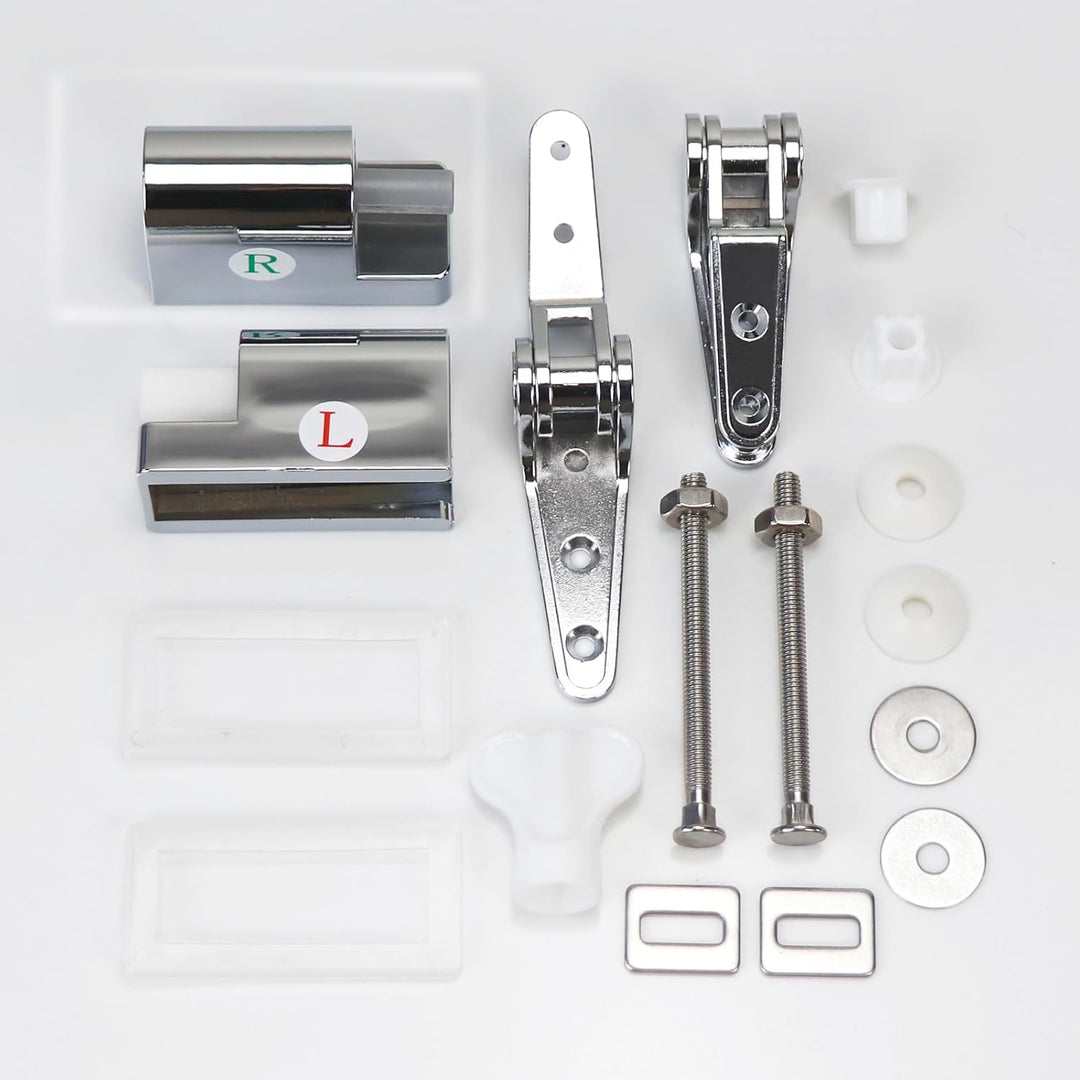 Fanmitrk WC Sitz Soft-Close Scharnier, Scharnier für weich schliessenden Toilettensitz Yazuisoft, Ya