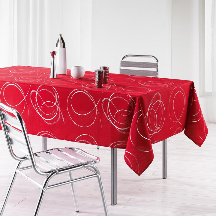 L'Harmonie Du Décor - 1721577, Tischdecke Rechteckige, 150 X 240 cm, Bully, Polyester Bedruckt Silbe