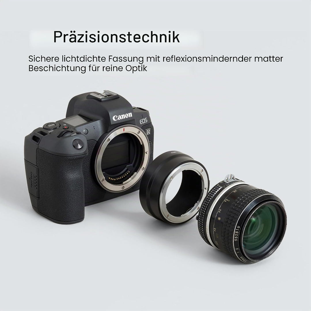 Urth Objektivadapter: Kompatibel mit Nikon F Objektiv und Canon R Kameragehäuse, Nikon F