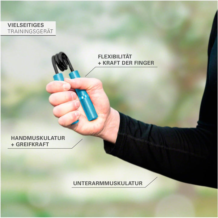 Sport-Tec Handtrainer Fingerhantel Handkrafttrainer Unterarm Trainer Hand D - 200 lbs / 91 kg, Blau,