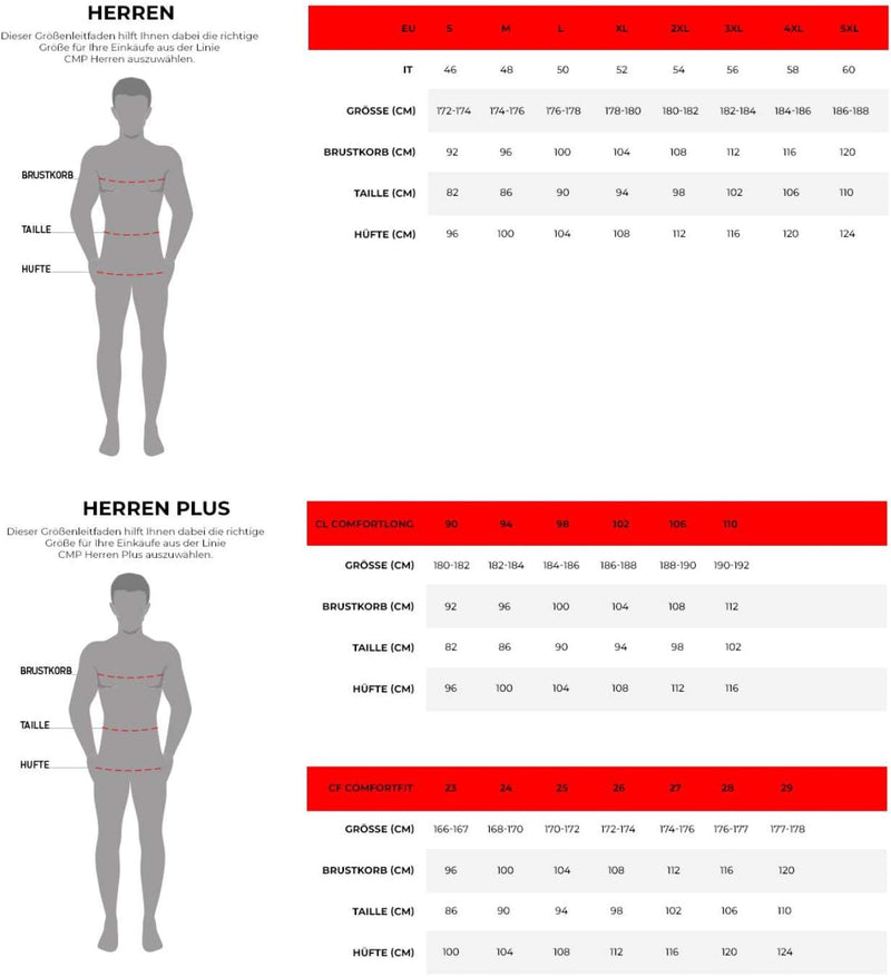 CMP Herren Bermuda 46 Anthrazit, 46 Anthrazit