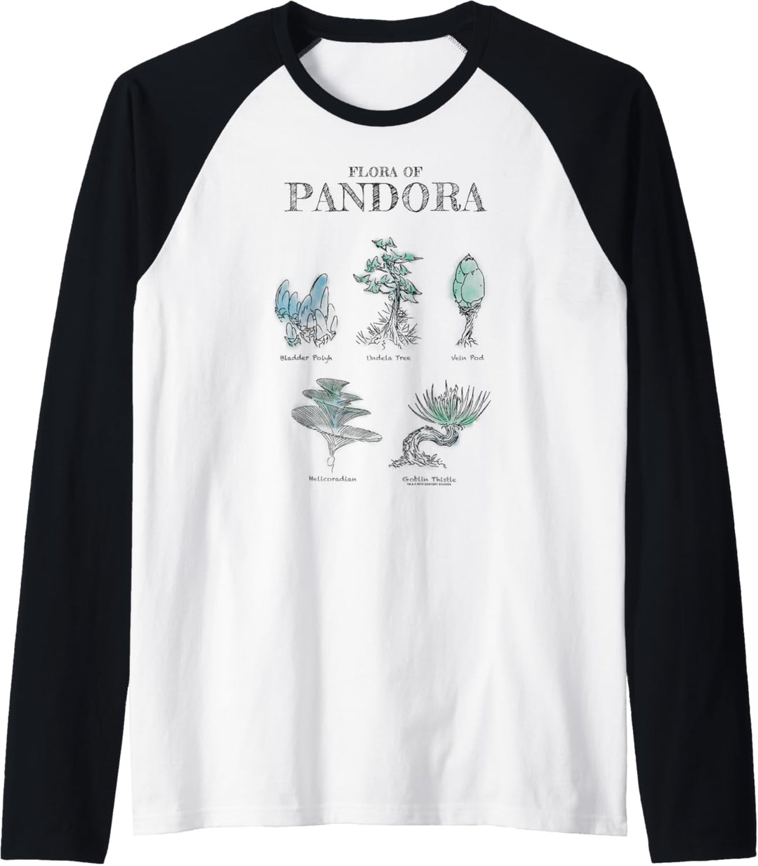 Avatar Floral Of Pandora Textbook Sketches Raglan
