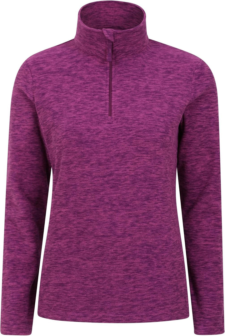 Mountain Warehouse Snowdon Melange Fleece-Pullover Damen - dünner Warmer Winter-Pullover aus Fleece