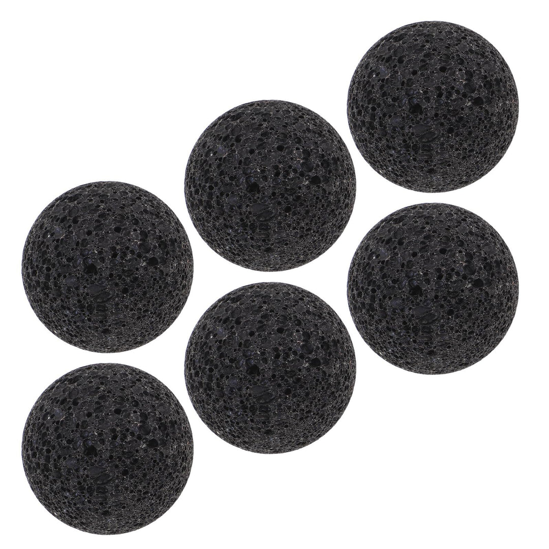 TOYANDONA 6 Aromatherapie Diffusorsteine aus Natürlichem Vulkangestein 5cm Saunasteine für Sauna Dam