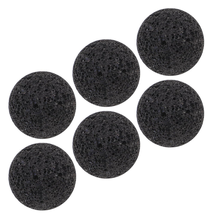 TOYANDONA 6 Aromatherapie Diffusorsteine aus Natürlichem Vulkangestein 5cm Saunasteine für Sauna Dam