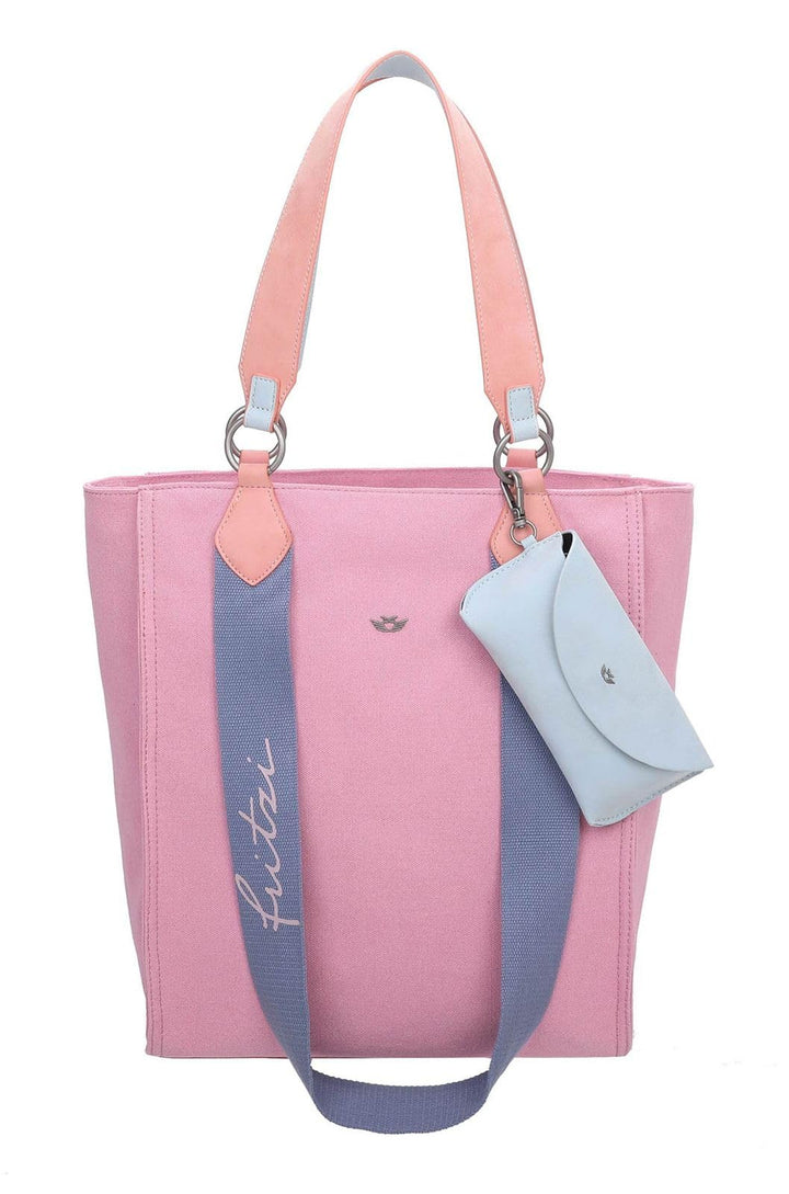 Fritzi aus Preussen Damen Izzy02 Canvas Shopper Rosy, Rosy