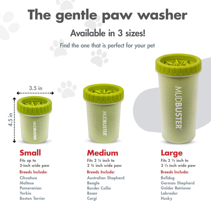 Dexas MudBuster PW700383 Hundepfotenreiniger, tragbar, klein, Grün, Small Grün Small, Grün Small
