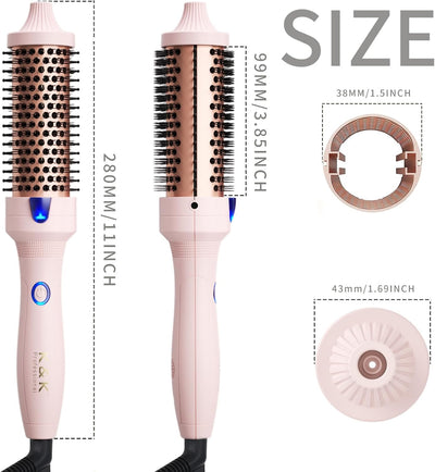 K&K Stylingbürsten K&K Thermobürste Keratin Thermal Brush Protect Beheiztes Fass Heisse Haarbürste,