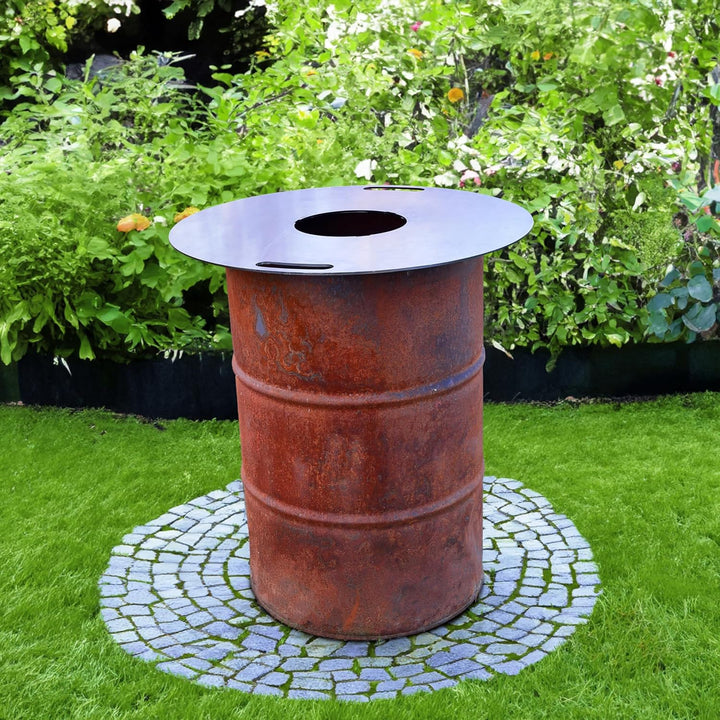 Feuerplatte/Grillplatte 60cm aus 5mm Stahl