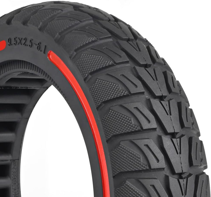 VOLOHAS 9,5x2,5-6,1 Vollgummireifen 9,5 Zoll Solide Reifen für NIU KQi3 Sport/Pro/Max Elektroroller