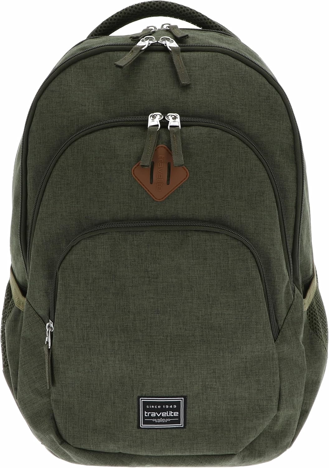 Travelite Handgepäck Rucksack, Laptop Rucksack 15,6 Zoll, BASICS, Daypack, Tagesrucksack mit vielen
