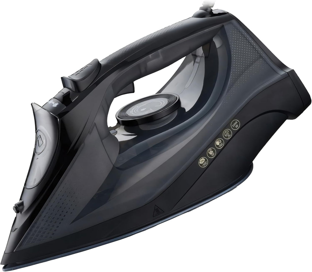 Retoo Bügeleisen 2200 Watt Profi Dampfbügeleisen, 450ml Wassertank, Keramik-Bügelsohle, Selbstreinig
