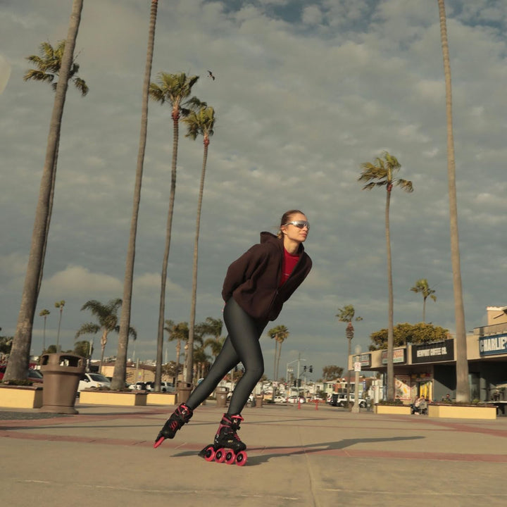 K2 VO2 S 90 W Inline Skate 2025 Burgundy/pink EU: 37 (UK: 4.5 / US: 7) burgandy - pink, EU: 37 (UK: