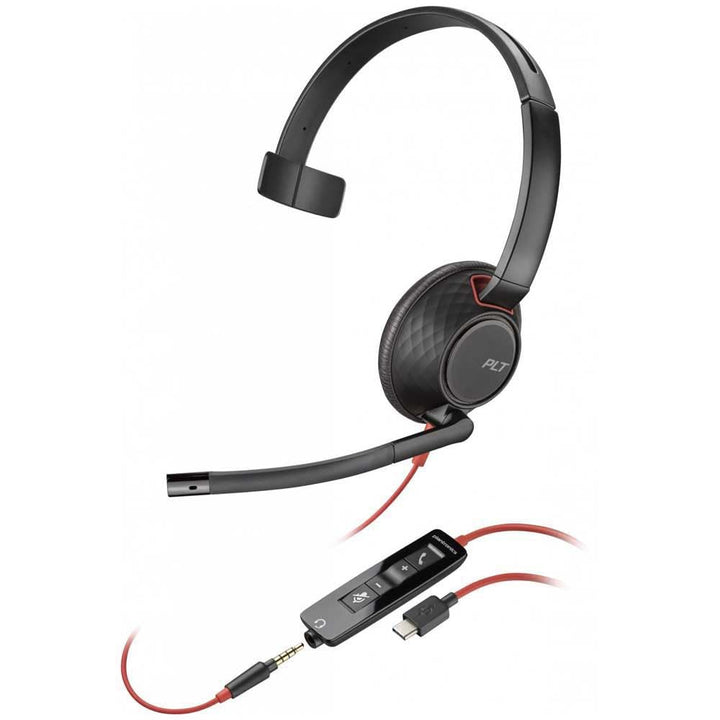 Hp Poly 5210 Usb-c +3.5+usb-c/a Voip Headphones One Size