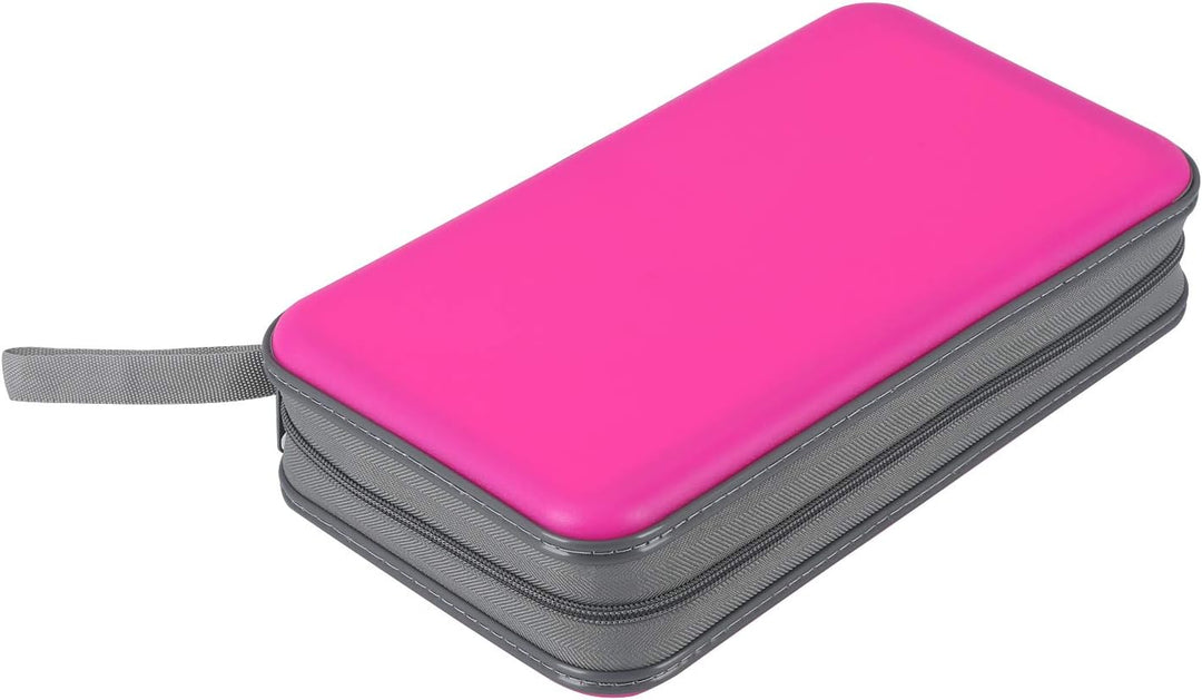 alavisxf xx CD Tasche, 96 CD/DVD Tasche Hartplastik CD Taschen Aufbewahrung Schutzhülle DVD Lagerung
