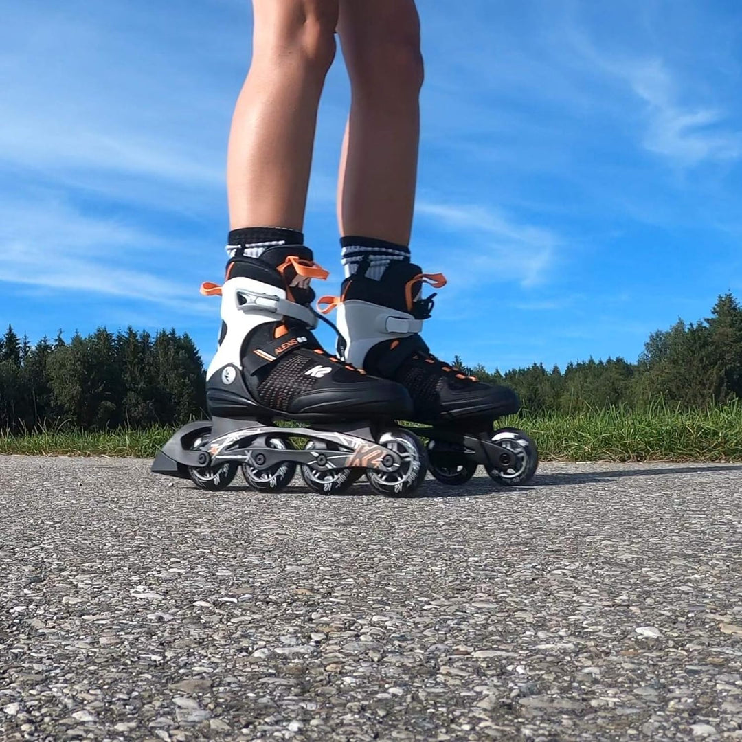 K2 Skates Damen Inline Skates ALEXIS 80, black - orange, 30E0874.1.1.060