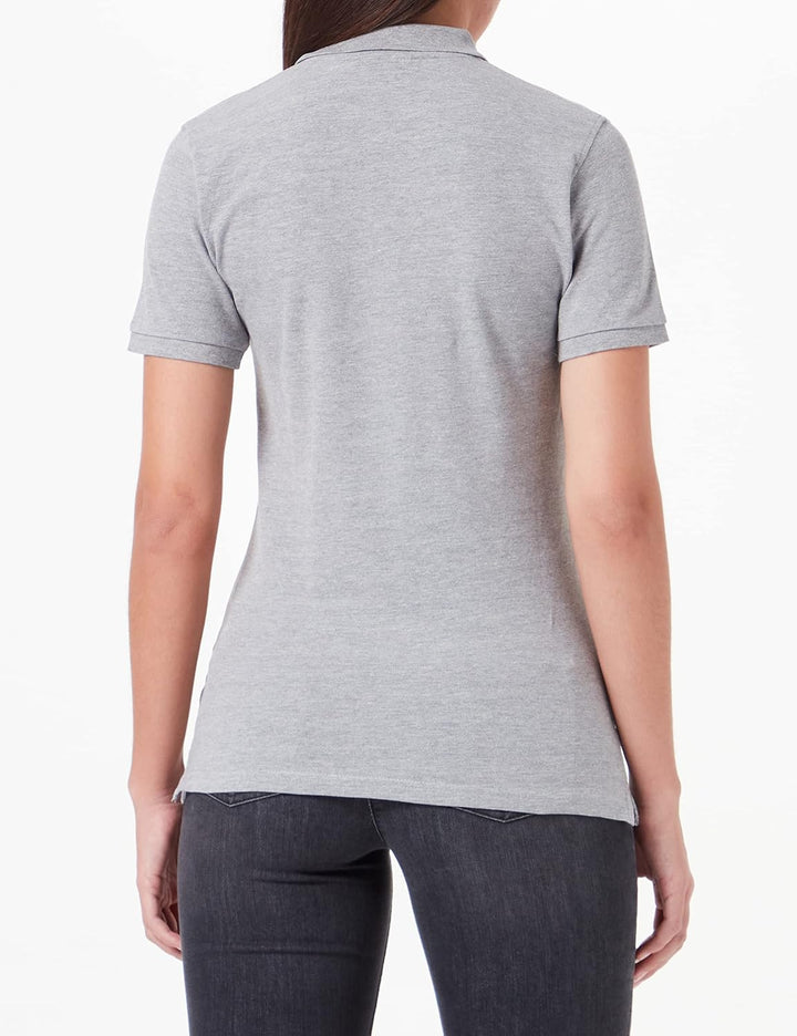 Clique Damen Premium Polo Shirt Polohemd, Grau (Grau), Meliert