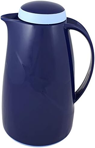 Helios Wave Isolierkanne, Kunststoff, dunkelblau, 1,5 Liter Dunkelblau 1,5 Liter, Dunkelblau 1,5 Lit