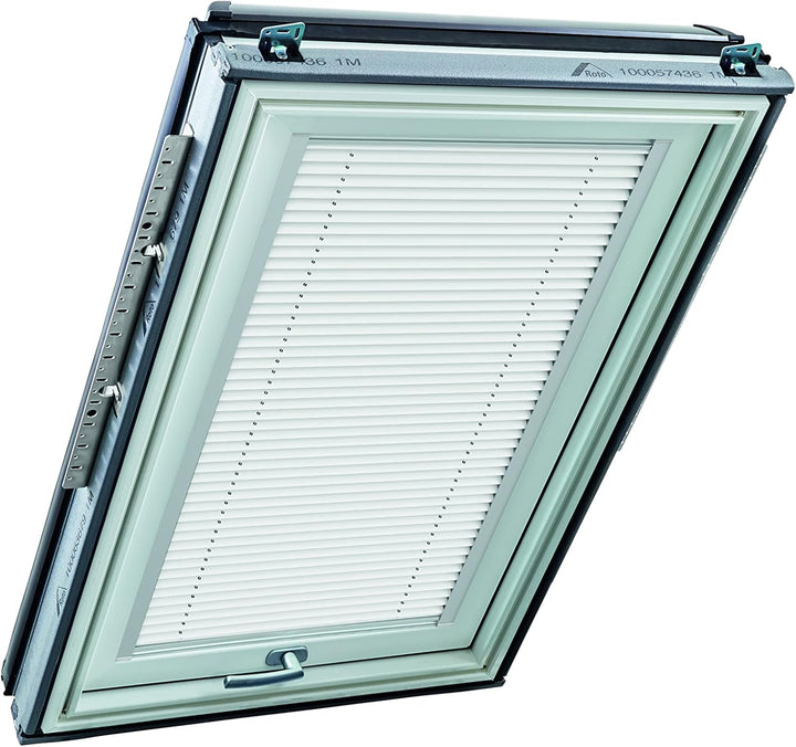 Roto Original Faltstore ZFA Faltrollo Dachfenster - Führungsschiene Silber - Beidseitig bedienbar -