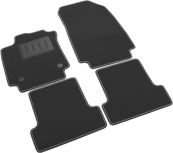 SPRINT03704 Massgeschneiderte Automatten aus schwarzem Anti-Rutsch-Teppich