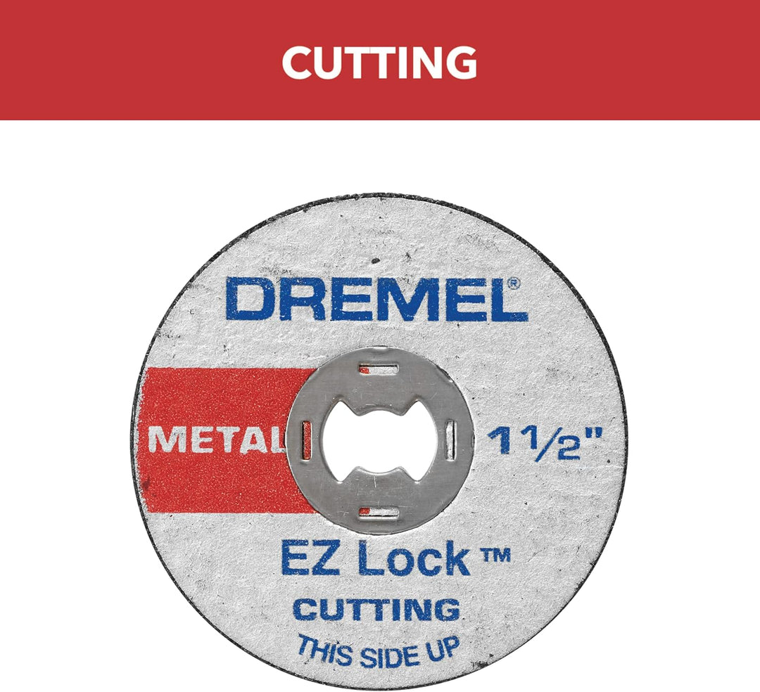 Dremel EZ456 5 Count 1,5 Zoll EZ Lock Cutoff Wheels 5-Piece EZ Lock – Glasfaserverstärkt Schneiden v