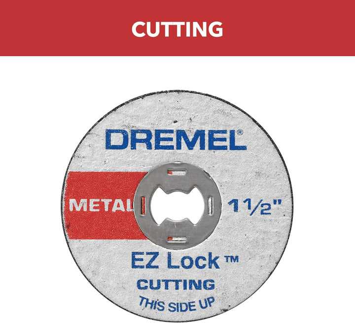 Dremel EZ456 5 Count 1,5 Zoll EZ Lock Cutoff Wheels 5-Piece EZ Lock – Glasfaserverstärkt Schneiden v