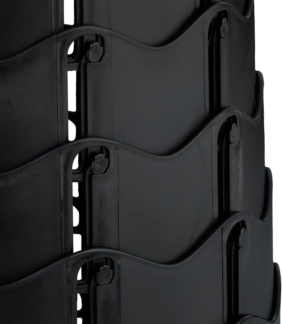 Relaxdays Teleskophocker, faltbar, Tragegurt, Outdoor, höhenverstellbarer Campinghocker, HBT 44,5 x