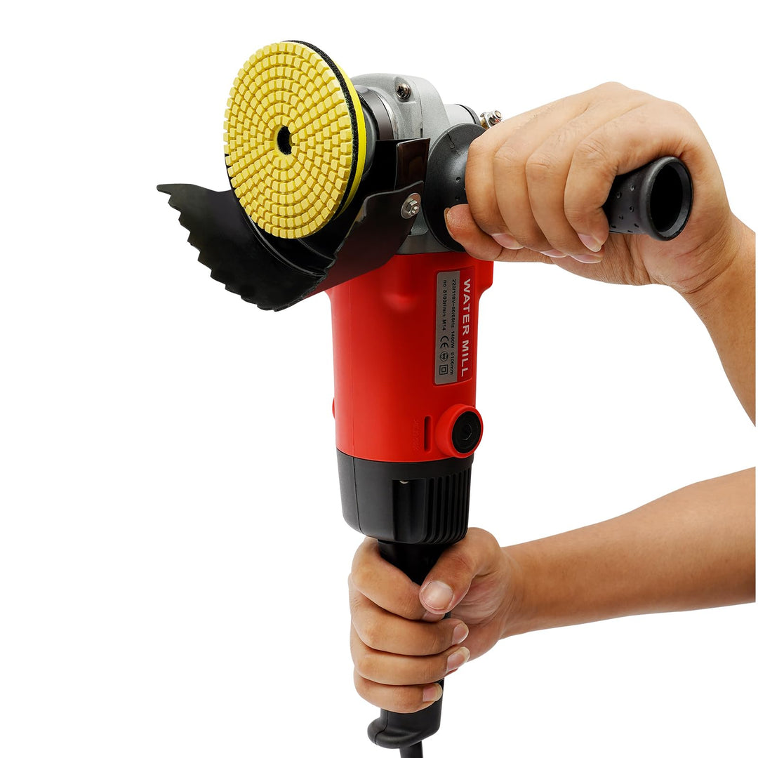 1400W Nass-Steinschleifer Nassschleifmaschine Nasspolierer Schleifmaschine Messerschleifer Poliermas