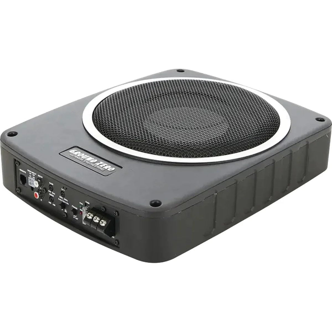 Ground Zero I 25 cm Flacher Aktiv-Subwoofer I GZCS SW-1000A