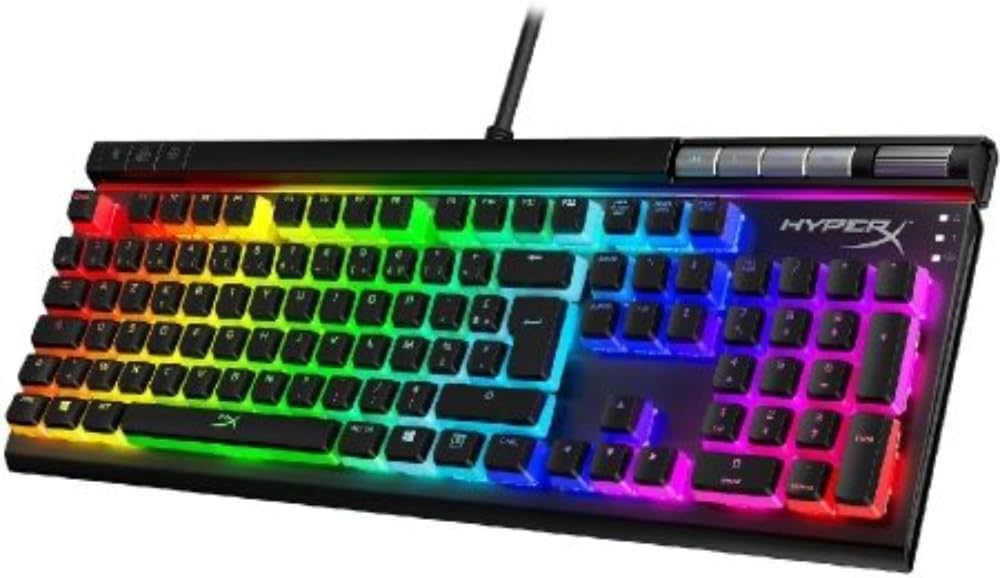 HyperX Alloy Elite 2 – Mechanische Gaming-Tastatur, Software-gesteuerte Beleuchtung und Makroanpassu