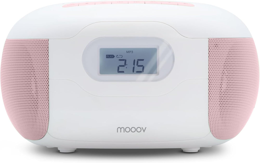 CD Player Radio Eden Bluetooth, MP3 mit USB-Anschluss, Micro-SD-Karte - Rosa - Metronic 477185