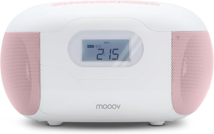 CD Player Radio Eden Bluetooth, MP3 mit USB-Anschluss, Micro-SD-Karte - Rosa - Metronic 477185
