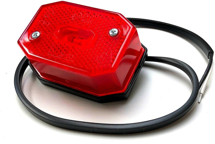 MelTruck® 2x Rote LED Begrenzungsleuchte Umrissleuchte für LKW Anhänger Trailer Wohnwagen