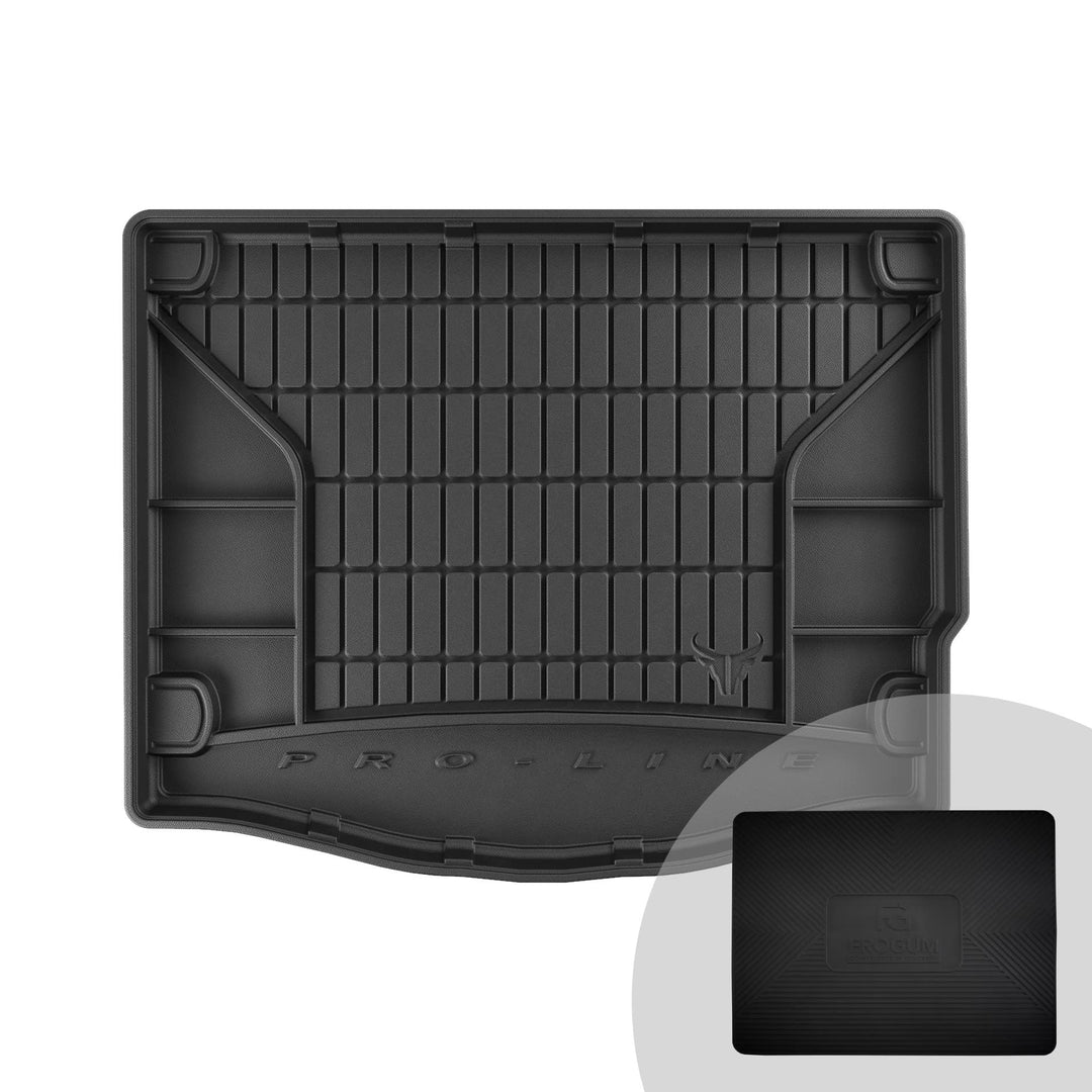 FROGUM ProLine 3D Gummimatte Exklusive Auto Kofferraummatte Kofferraumwanne für Ford Focus III 2010-