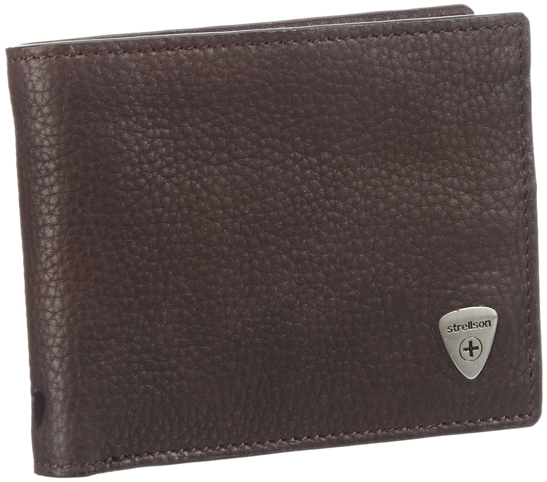 Strellson Harrison Billfold H8 4010001045 Herren Geldbörsen 12x10x1 cm (B x H x T), Braun (Dark Brow