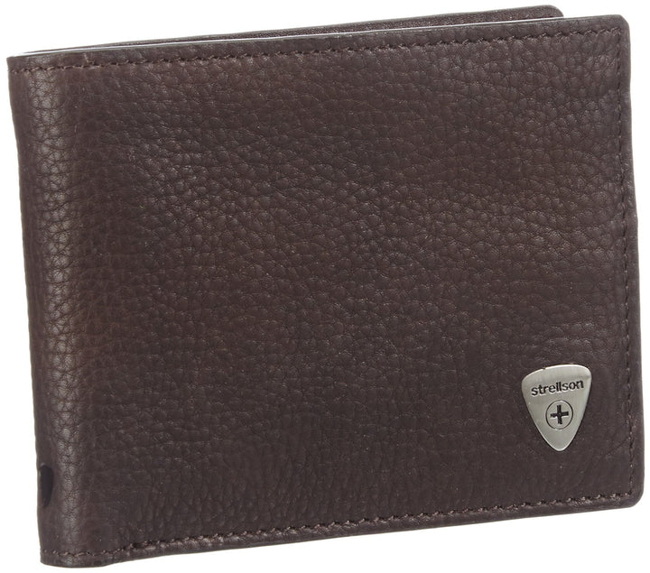 Strellson Harrison Billfold H8 4010001045 Herren Geldbörsen 12x10x1 cm (B x H x T), Braun (Dark Brow