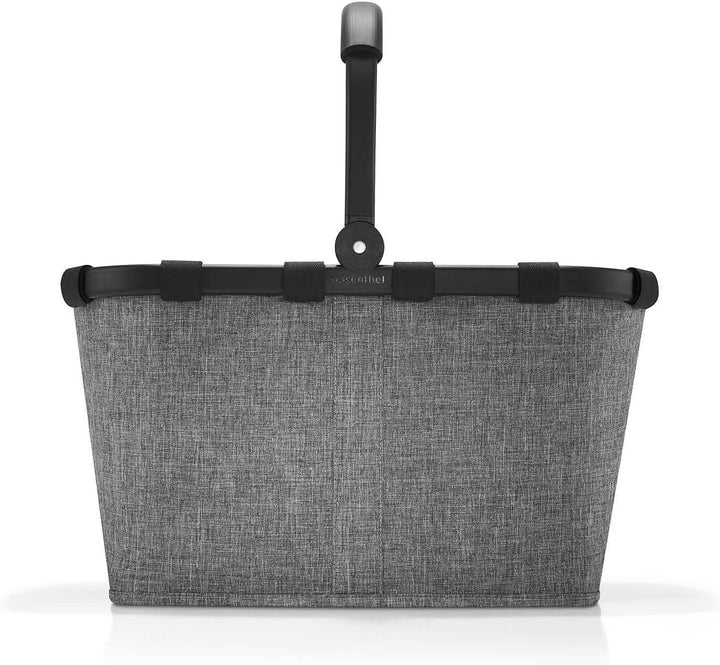 reisenthel carrybag Twist Silver - Stabiler Einkaufskorb mit viel Stauraum und praktischer Innentasc