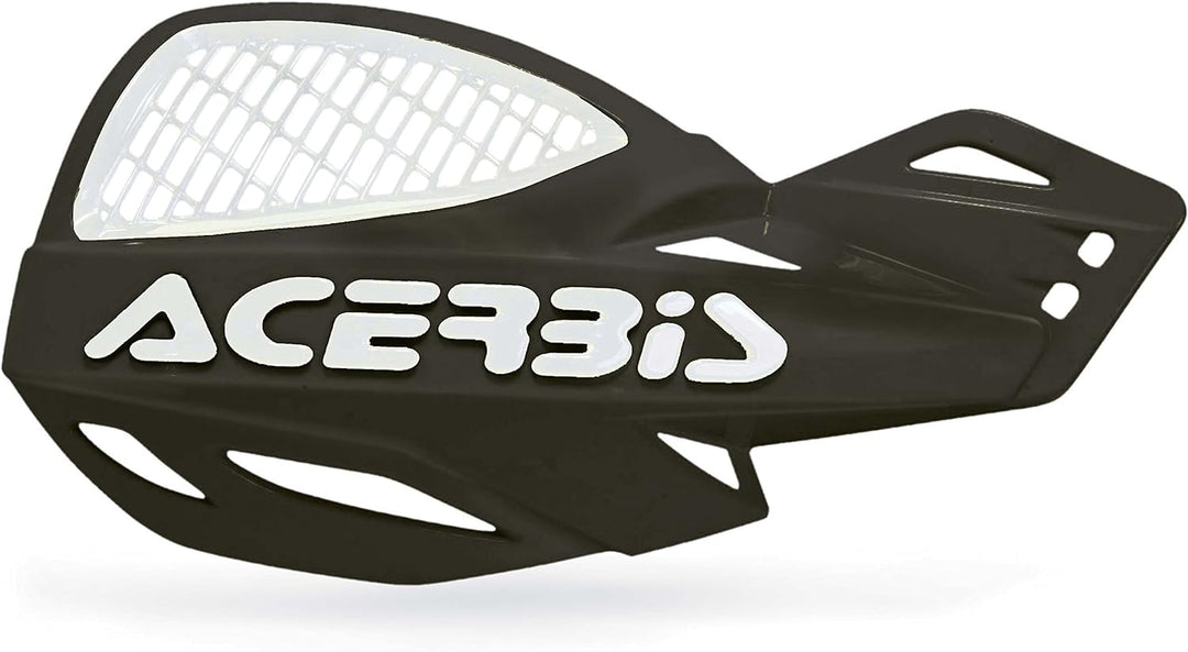 Acerbis Uniko Handprotektoren, belüftet Schwarz, Schwarz