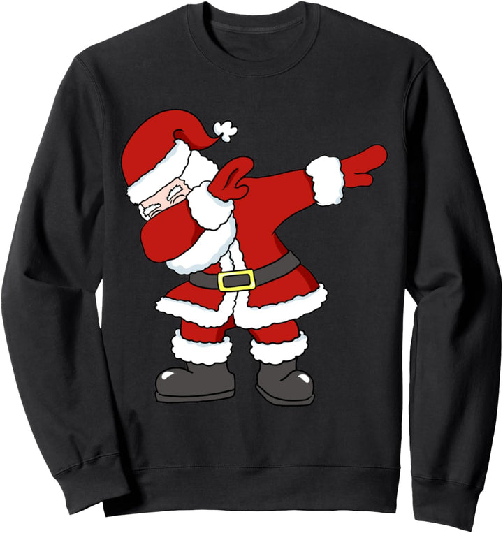 Weihnachtsmann tupfen Weihnachten Sweatshirt