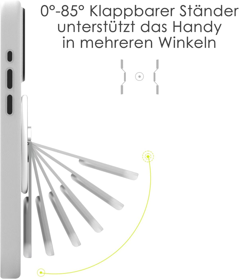 Aulumu G05 [4-in-1 MagZero] Magnetischer Telefonständer [2023 Einzigartiges Design], Abnehmbarer 360