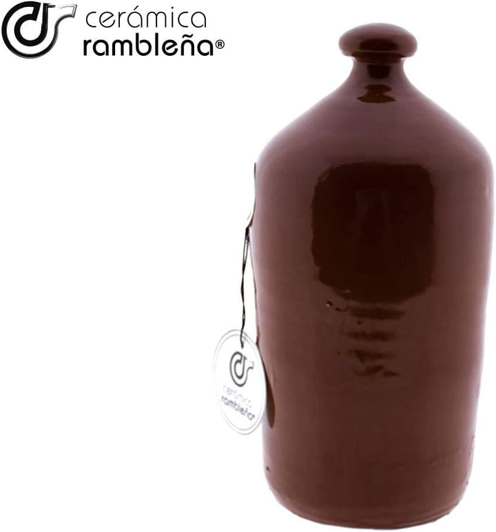CERÁMICA RAMBLEÑA | Hundetränke | Katzentränke | Hühnertränke aus rotem Ton aus La Rambla (Córdoba)