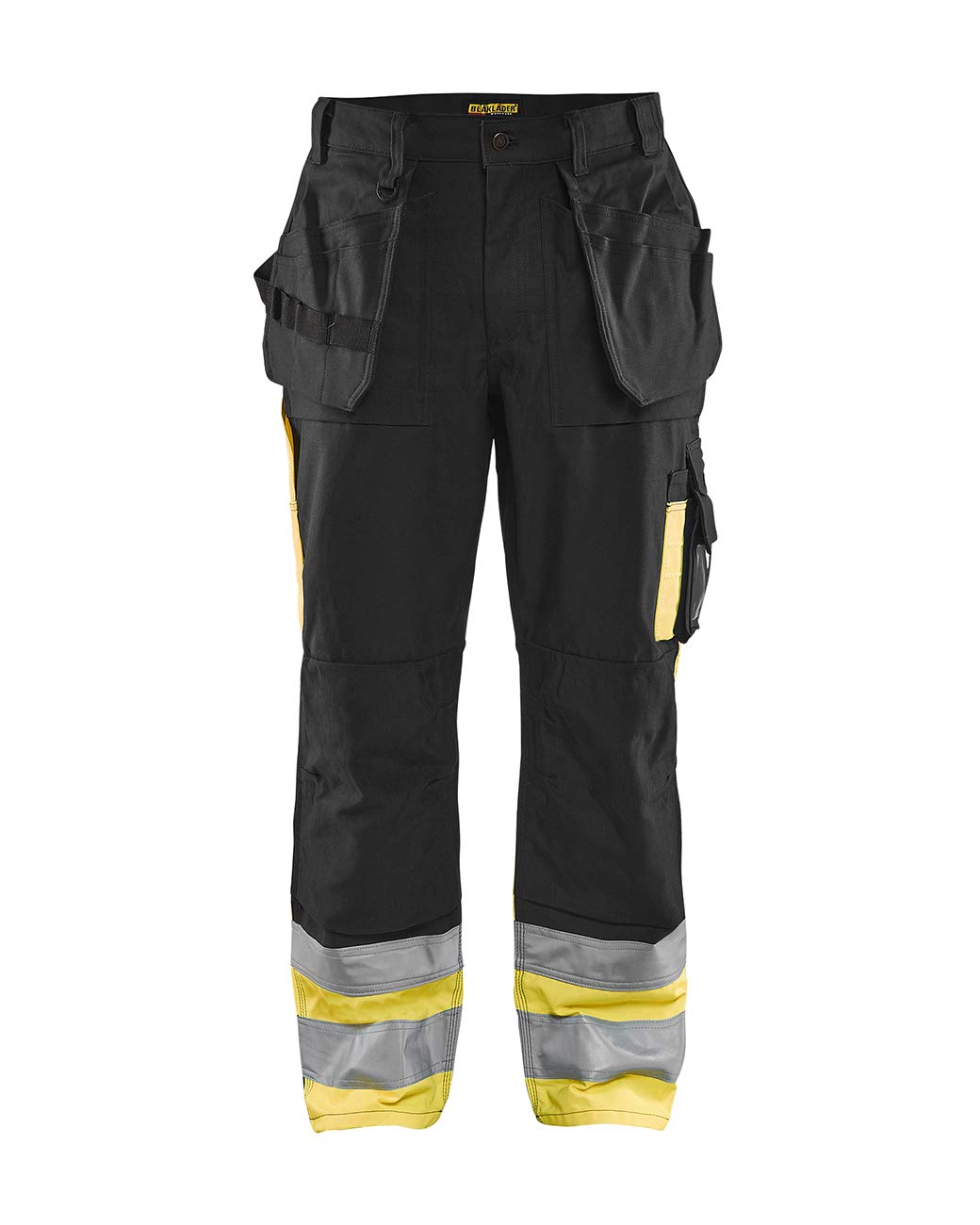 Blaklader 15291370 Hose mit hoher Sichtbarkeit, Schwarz/Gelb, grootte C46 Black / Yellow C46, Black