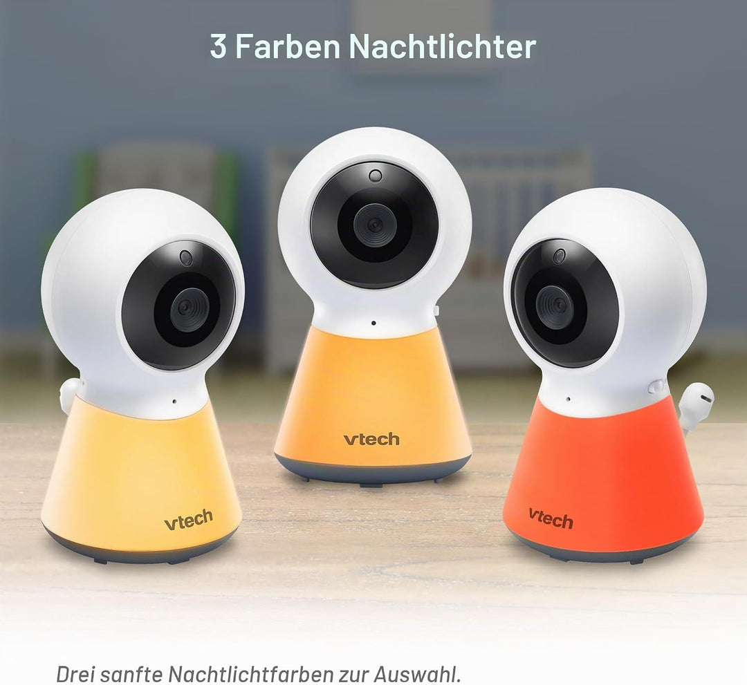 VTech Babymonitor VM5254 – Video-Babyphone mit hoher Auflösung – Klarer Sound, LCD-Farbbildschirm un