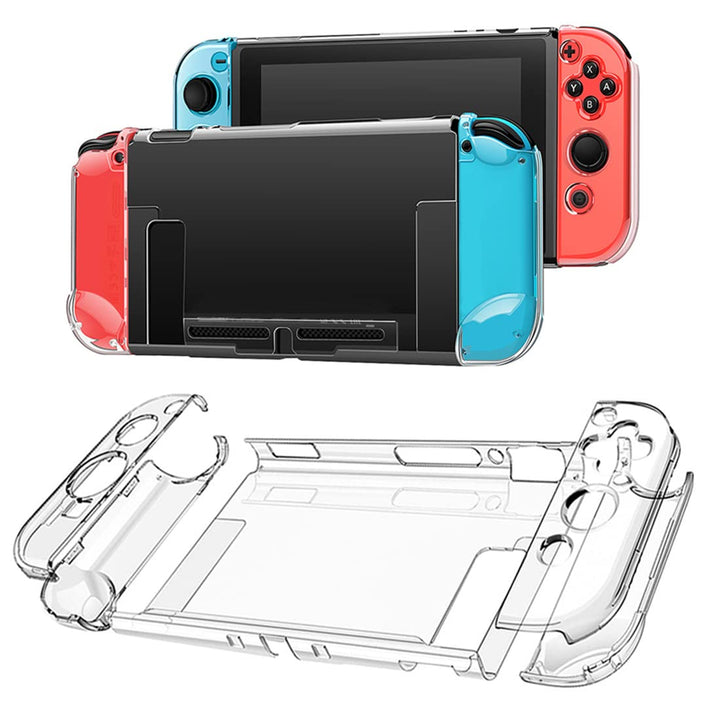 Hülle für Nintendo Switch TPU-Hülle für Nintendo Switch-Zubehör,Durchsichtige Hülle für Switch und J