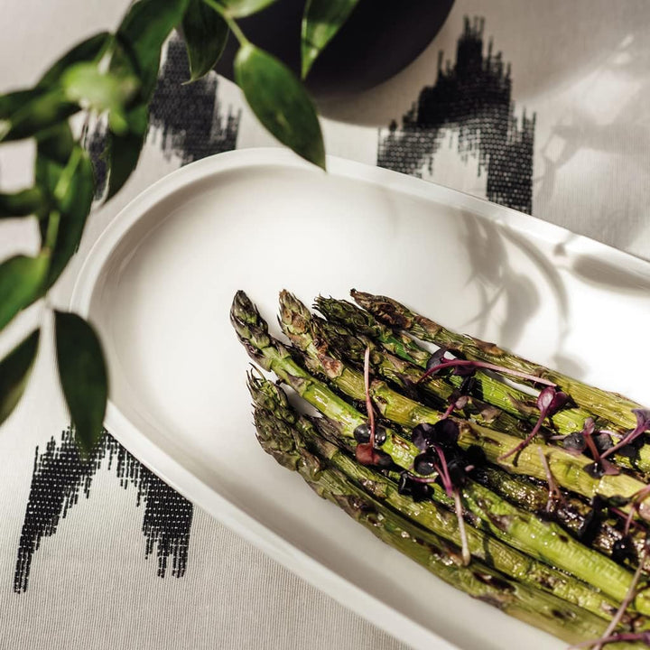 Villeroy und Boch - Artesano Original Baguetteschale, Schale für Anti-Pasti, Premium Porzellan, weis