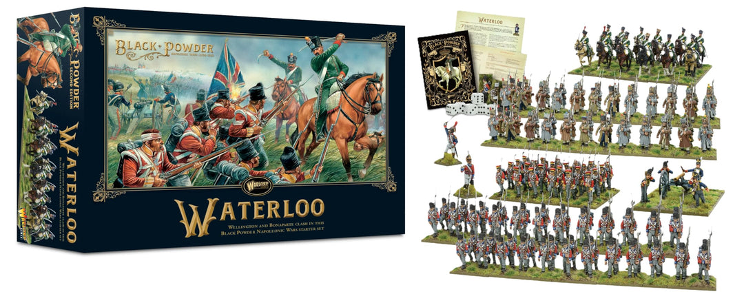 Warlord Games 301510002 Waterloo Second Edition Starter-Set Zubehör, unlackiert